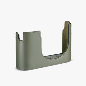 Halfcase Q3, Leather, Olive Green