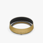 Lens Hood Q3, Aluminium, Round, Brass, Blasted Finish