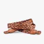 Carrying Strap, Flat Braided, Cognac