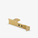 Thumb Support Q3, Brass, Blasted Finish