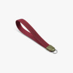 Wrist strap, D-Lux 8 Fabric, Leather, Olive/Burgundy