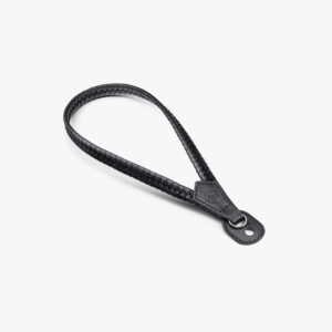 Wrist Strap, Leather, Braided, Black